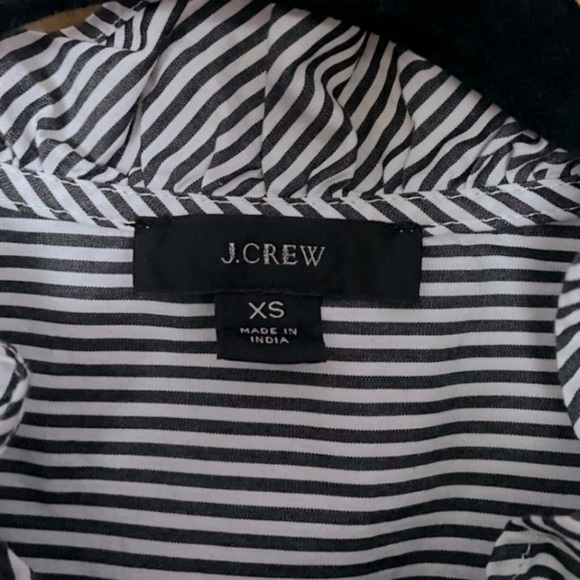 🆕 J. Crew Long Sleeve Popover with Ruffle Detail in the Front. NWT - Picture 7 of 11